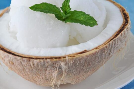 Thai coconut ice cream