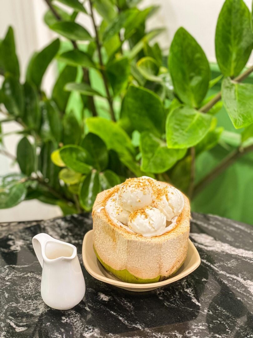 Thai coconut ice cream