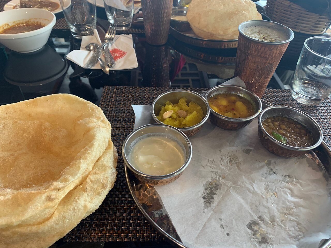 Halwa Puri Platter in Lahore, Pakistan