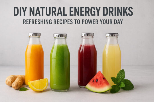 DIY Natural Energy Drinks: Refreshing Recipes to Power Your Day