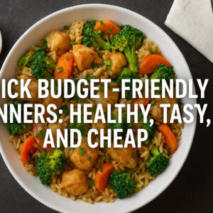Quick Budget-Friendly Dinners: Healthy, Tasty, and Cheap