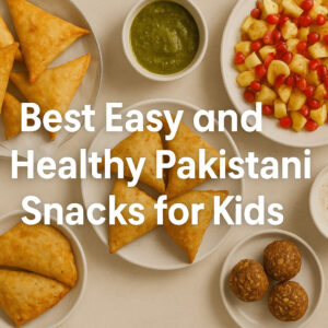 Easy and Healthy Pakistani Snacks for Kids
