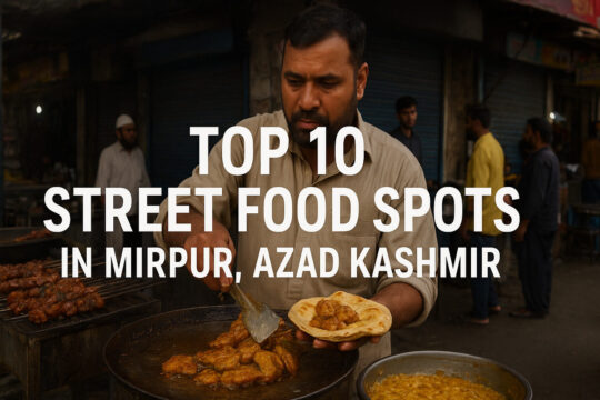 Top 10 Street Food Spots in Mirpur, Azad Kashmir