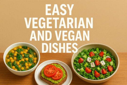 Easy vegetarian and vegan dishes