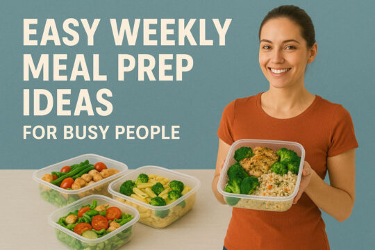 Easy Weekly Meal Prep Ideas for Busy People