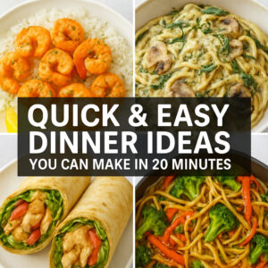 Quick & Easy Dinner Ideas You Can Make in 20 Minutes