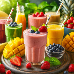 Healthy Drinks and Smoothies Recipes for Kids and Adults