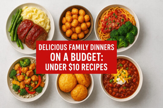 Delicious Family Dinners on a Budget: Under $10 Recipes