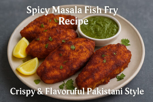 Spicy Masala Fish Fry Recipe | Crispy & Flavorful Pakistani Style