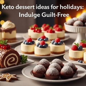Keto dessert ideas for holidays: Indulge Guilt-Free