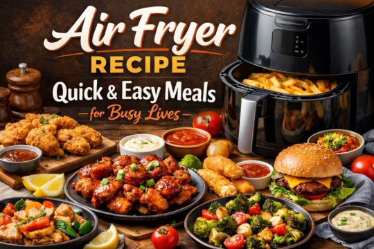Air fryer recipe: Quick & Easy Meals for Busy Lives