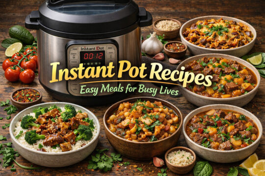Instant Pot recipes: Easy Meals for Busy Lives