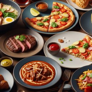 Famous dishes from around the world