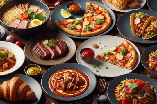 Famous dishes from around the world