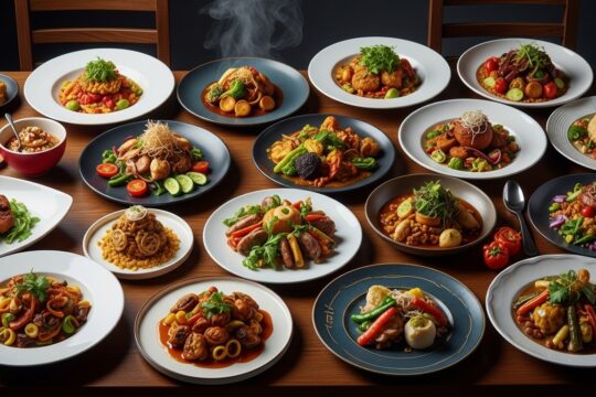 International cuisine recipes: A Global Culinary Journey