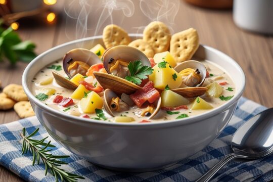 New England clam chowder recipe: Classic Comfort