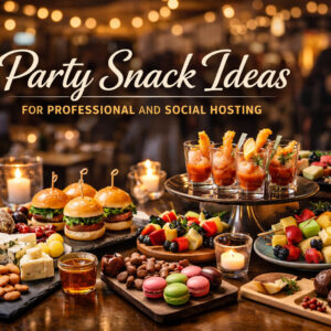Party snack ideas for every upscale event