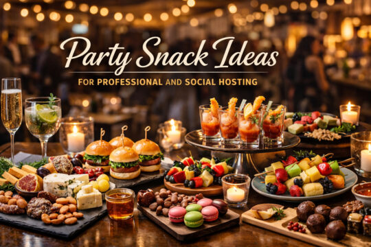 Party snack ideas for every upscale event