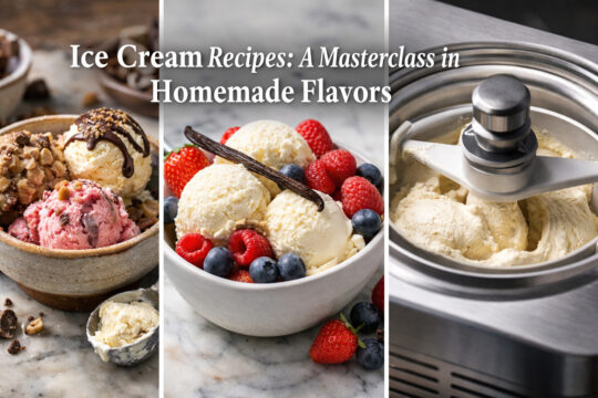 Ice Cream recipes: A Masterclass in Homemade Flavors