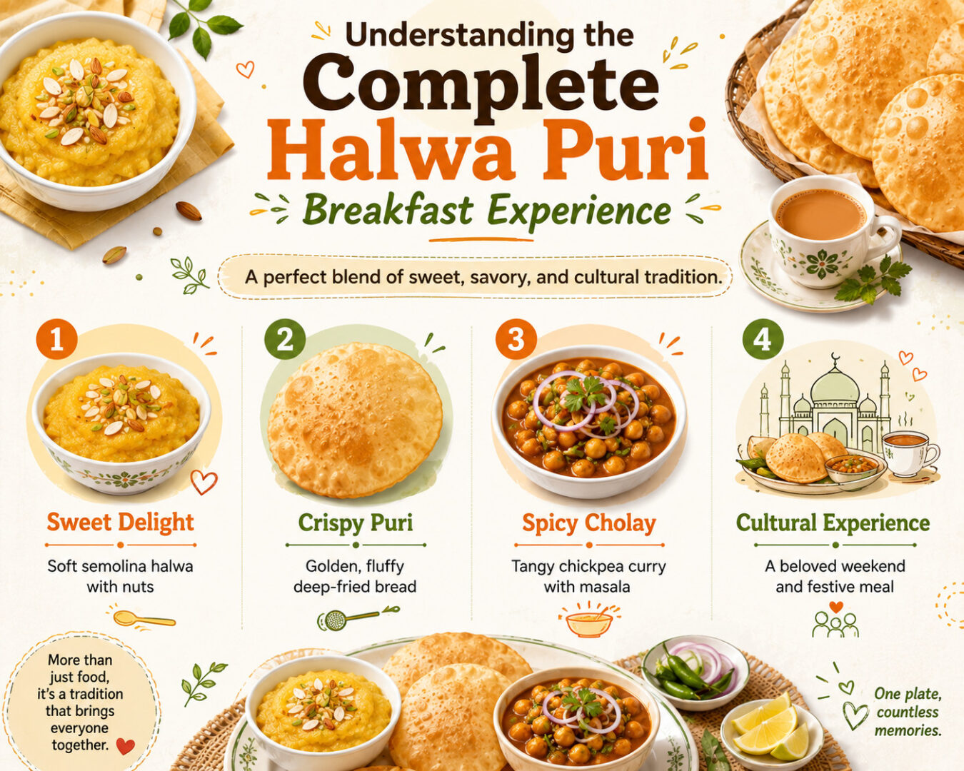 Halwa Puri Cholay