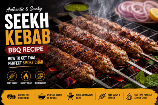 Seekh kebab Recipe BBQ