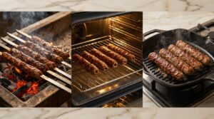 Seekh_kebabs_on_wooden_platter