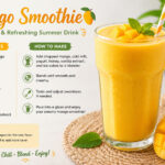 Mango Smoothie Recipe Easy | Healthy Breakfast Smoothie Idea